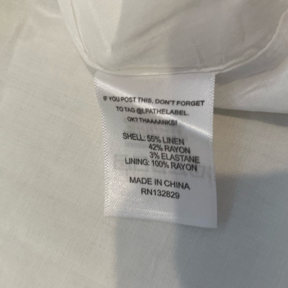 NWT LPA Revolve Linen Dress - Picture 16 of 16